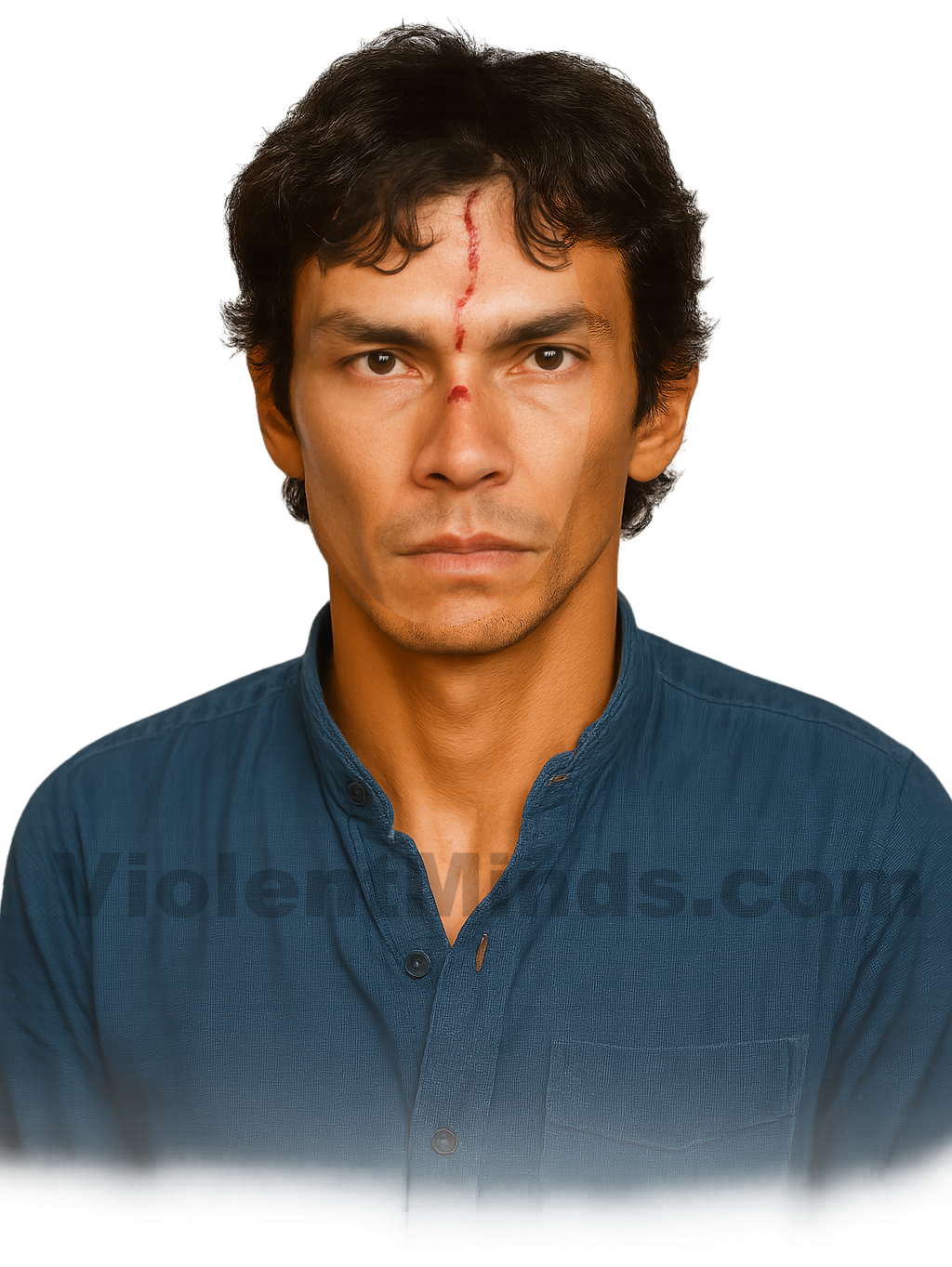 Digitally enhanced and re-rendered portrait of Richard Ramirez, also known as the "Night Stalker", based on an original mugshot from the Los Angeles County Sheriff's Department. Ramirez was arrested on May 14, 1983, when a CHP officer conducted a traffic stop on Kraft because his vehicle was being driven erratically. This took place on Interstate 5 near Mission Viejo, in Orange County, California.