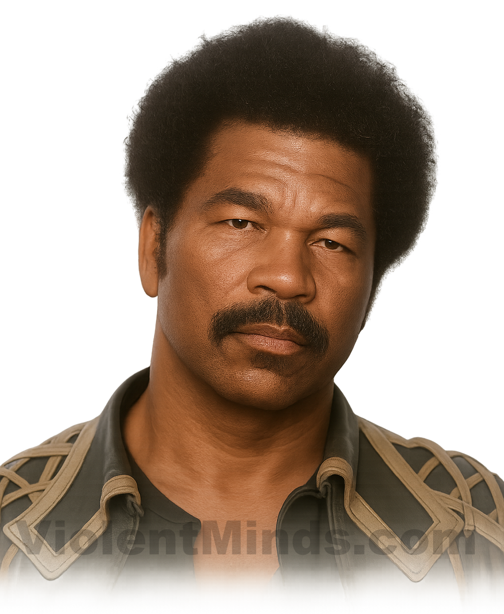 Digitally enhanced and re-rendered mugshot of Samuel Little in 1972 one of his earliest known mugshots, reportedly from Los Angeles, California, when he was arrested for a theft-related crime—years before his murder convictions. Little, who is considered one of the most prolific serial killers in U.S. history. May 28, 1972, Los Angeles Police Department (LAPD).