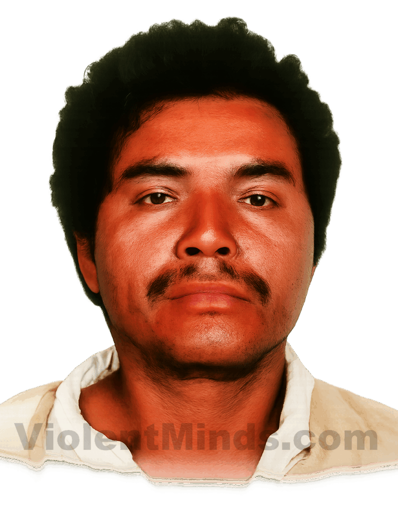 Digitally enhanced and re-rendered mugshot of Angel Maturino Reséndiz, also known as Rafael Resendiz-Ramirez and more infamously as Railway Killer, taken on July 13, 1999, near El Paso, Texas. Reséndiz was apprehended by The Texas Department of Public Safety (DPS) in coordination with FBI Task Force officers, since the FBI had placed him on their Ten Most Wanted Fugitives list earlier that year.