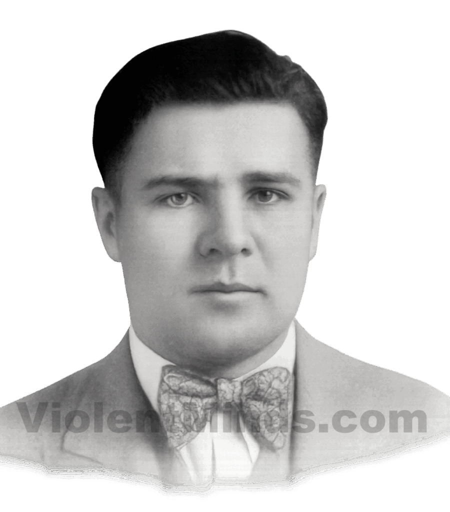 Digitally enhanced and rerendered mugshot of Charles Pretty boy Floyd. This black-and-white image shows the notorious outlaw during an early arrest in Pueblo, Colorado. Known for his role in a string of violent bank robberies throughout the midwest during the great depression, floyd became a legendary figure - both feared and romanticized. Often called a  obin Hood by some supporters for reportedly destroying mortgage documents during heists, Floyd was ultimately killed by federal agents in 1934 in Ohio. His criminal legacy lives on as one of the most iconic gangsters of the 1930s.