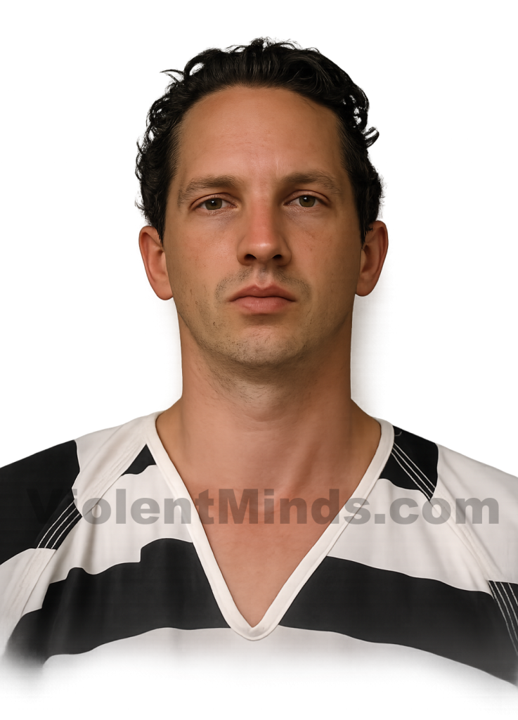 Israel Keyes in prison jumpsuit portrait