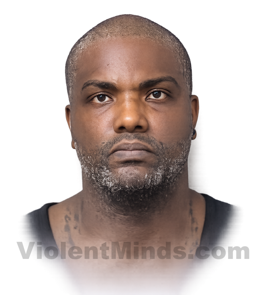 A digitally recreated mugshot of Robert Hayes, the man convicted of a series of murders in Florida that earned him the nickname Daytona Beach Serial Killer. 