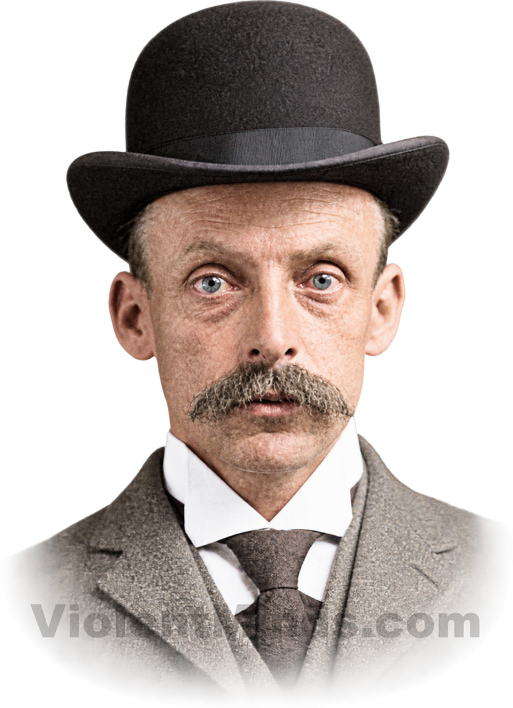 Caption please.
Digitally enhanced, colorized and re-rendered portrait of Albert Fish, the American serial killer and child murderer known as the “Gray Man” and the “Brooklyn Vampire,” based on an original historical photograph. Fish was arrested in December 1934 at a boarding house in Manhattan after investigators traced an anonymous letter he had sent to the family of 10-year-old Grace Budd, whom he murdered in 1928. He was convicted of Budd’s murder in 1935 and executed at Sing Sing Prison in Ossining, New York, on January 16, 1936.