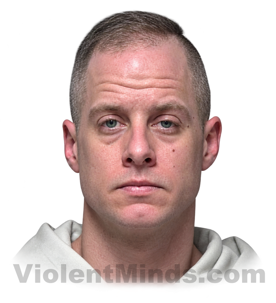 Digitally re-rendered booking photograph of Caleb Flynn, a former "American Idol" contestant, following his arrest by the Tipp City Police Department on February 19, 2026, in Tipp City, Ohio. Flynn was booked into the Miami County Jail on charges related to the February 16 shooting death of his wife, Ashley Flynn, at their family home. He was subsequently convicted of her murder and sentenced to life imprisonment without the possibility of parole.