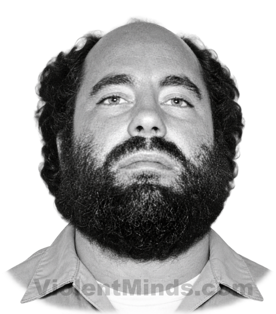 Digitally enhanced and re-rendered portrait of Leonard Lake, the American serial killer associated with the Wilseyville killings, based on an original law-enforcement photograph. Lake and accomplice Charles Ng were linked to a series of abductions, torture and murders centered around a remote property near Wilseyville, California, during the 1980s. Lake was arrested in June 1985 following a shoplifting incident in South San Francisco and died several days later after swallowing a concealed cyanide capsule while in police custody, before he could be prosecuted for the killings.